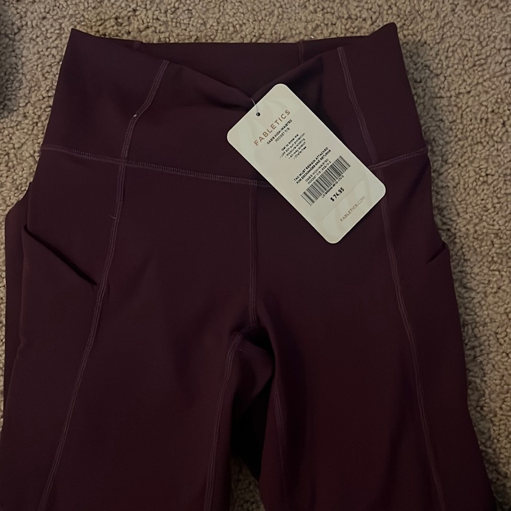 Fabletics oasis high-waisted leggings (with pockets) - size: xxs